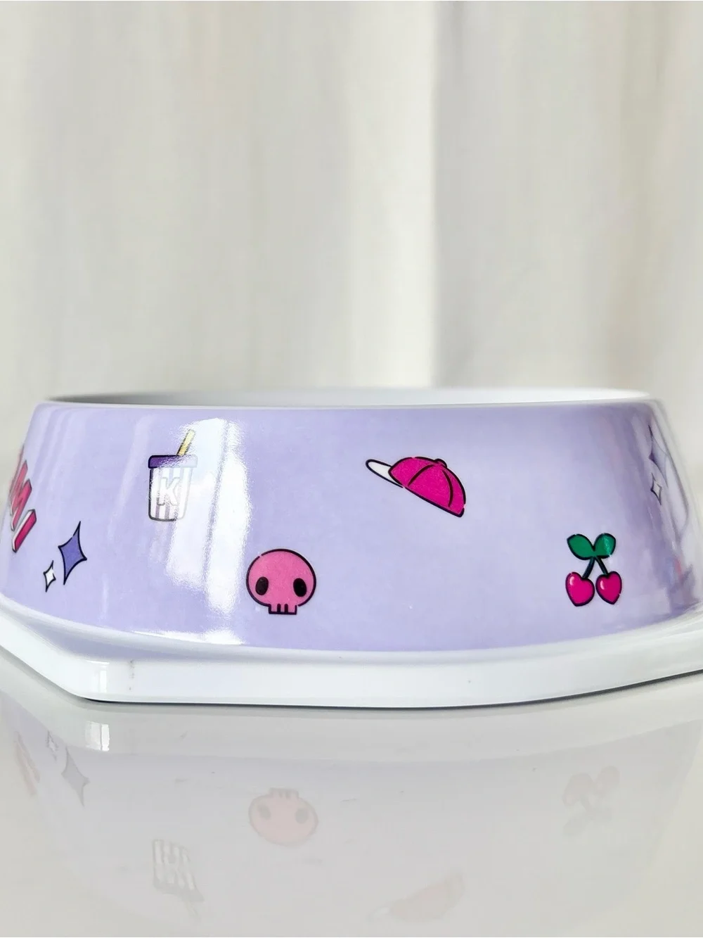 Kuromi Kawaii Pet Food Bowl Water Bowl Dog Bowl Cat Bowl NWT Japan Exclusive